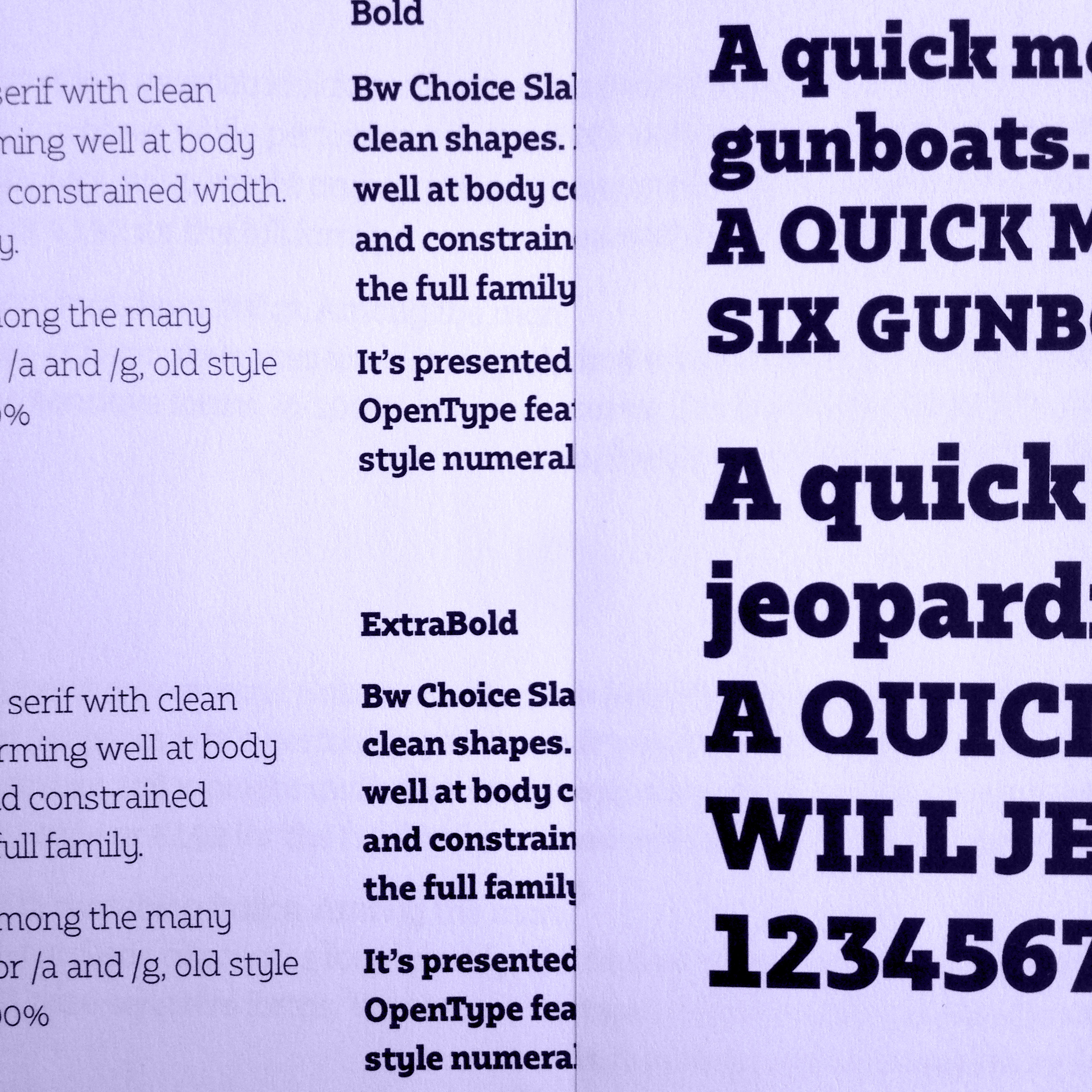  Bw Glenn Slab typeface WIP preview 